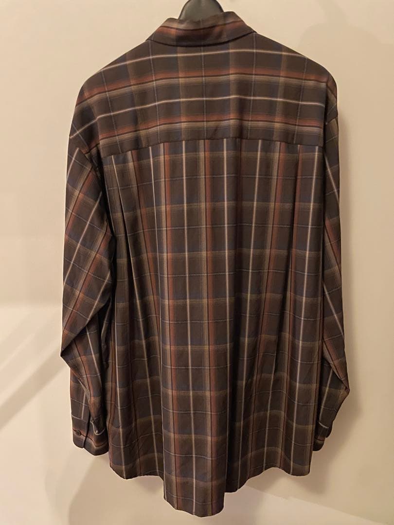 トップス 24SS SUPER LIGHT WOOL CHECK SHIRT 3