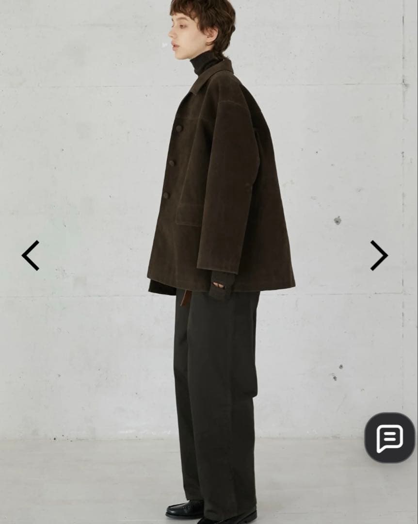 ラポドゥジェム eco suede coverall