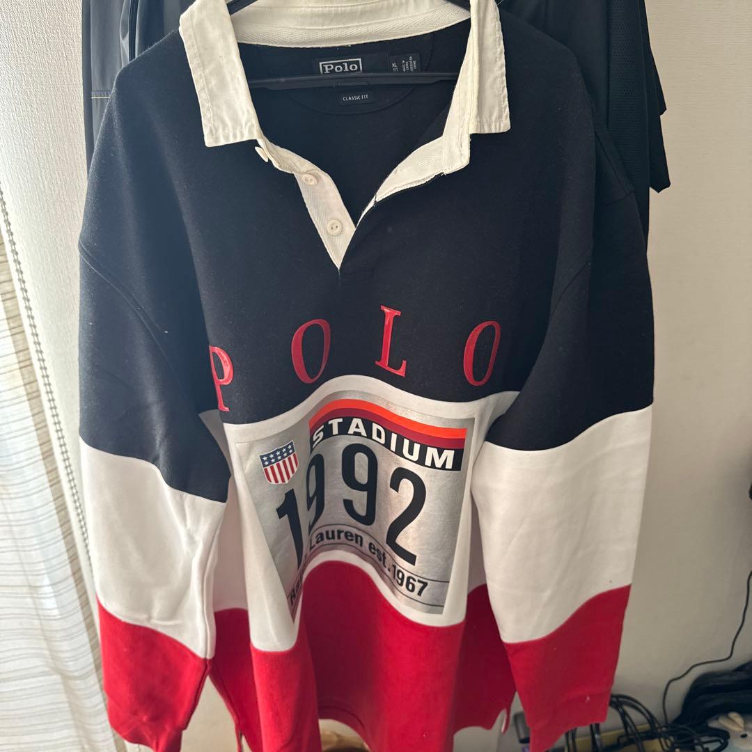 Polo by Ralph Lauren スタジアムラガーシャツ XL