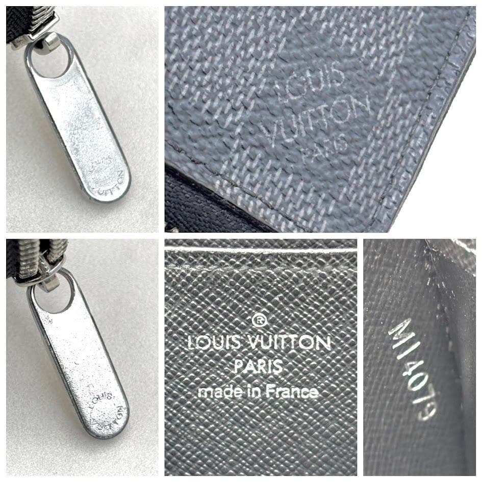 【極美品】ルイヴィトン　ダミエグラフィット　ジッピーパース