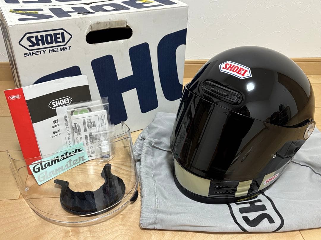 SHOEI グラムスターリザレクションフル　ヘルメット ダークスモークシールド