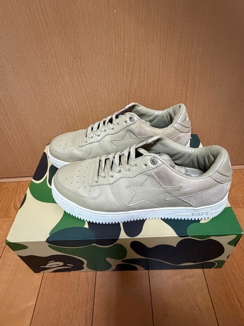 靴 [A BATHING APE] BAPE STA low suede beige