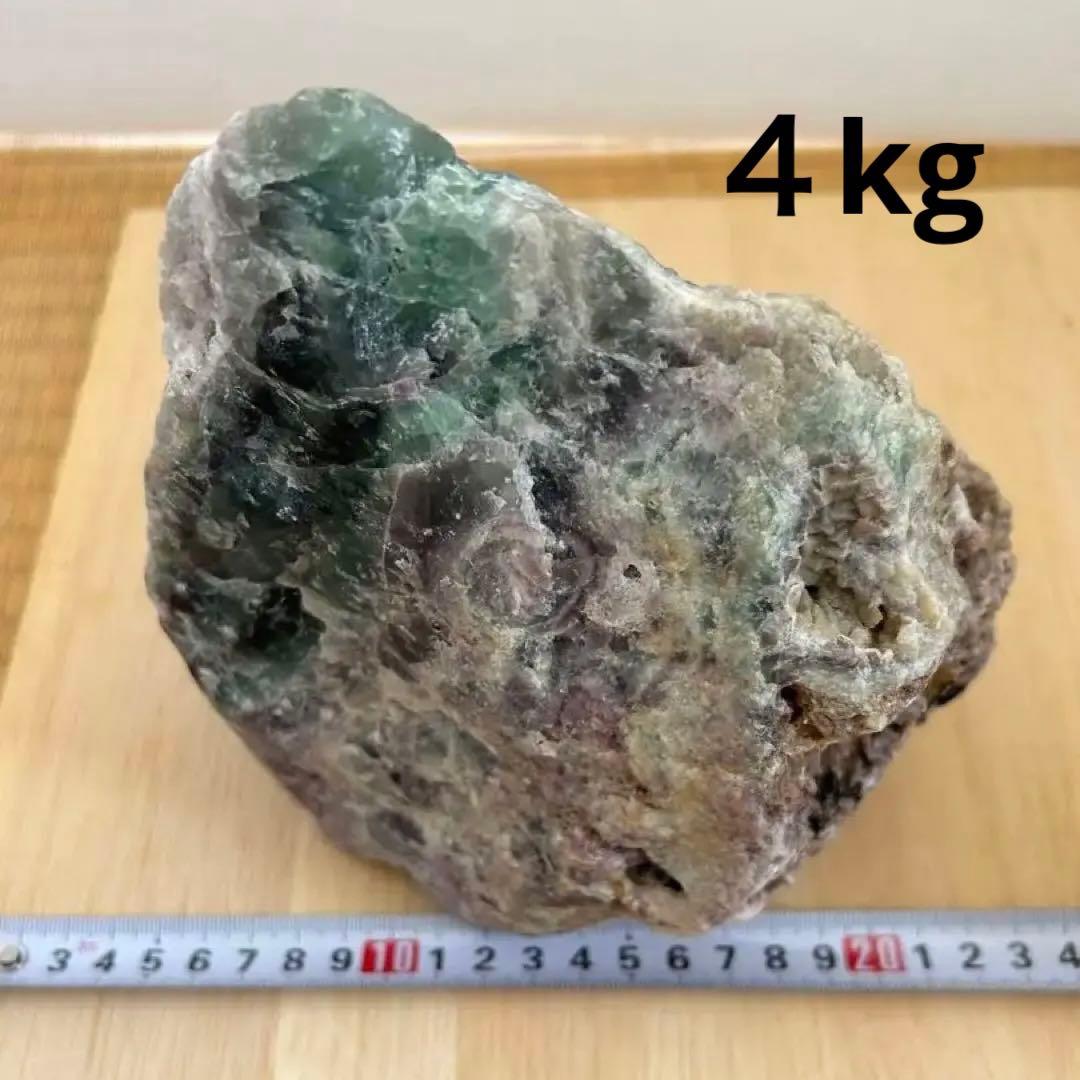 フローライト　原石　エンジェルフェザー　4kg