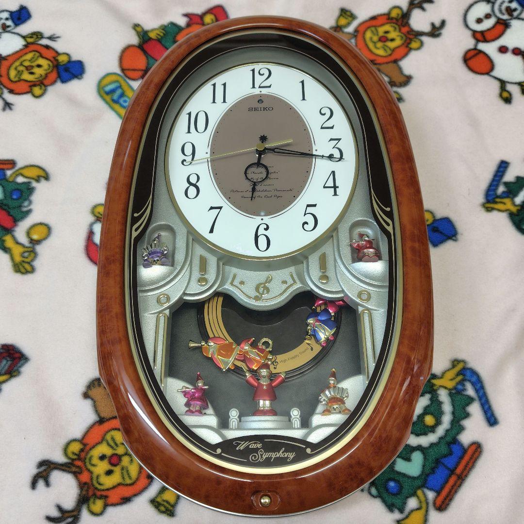 SEIKO メロディ時計 AM213H wave symphony 電波 振り子