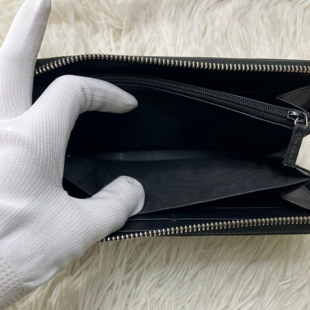 未使用級✨グッチ　長財布　ラウンドファスナー 虎　タイガー　メンズ