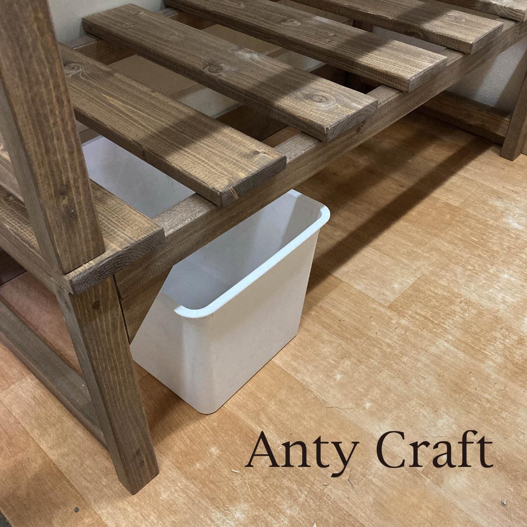 【サイズオーダー可】シングルベッドをダブルベッドに変える延長ベッド　2台１セット