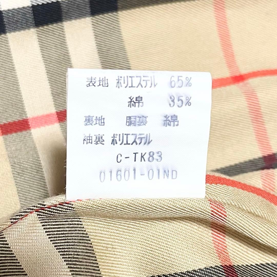 ✨人気✨バーバリーズ　トレンチコート　ノバチェック　ベルト付き　ベージュ　M相当