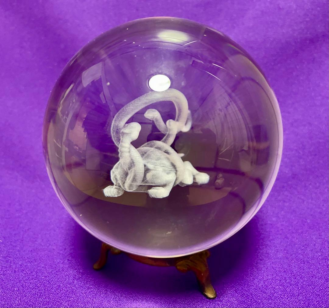 大玉10cm 水晶玉4個セット 鳳凰・龍・亀・虎