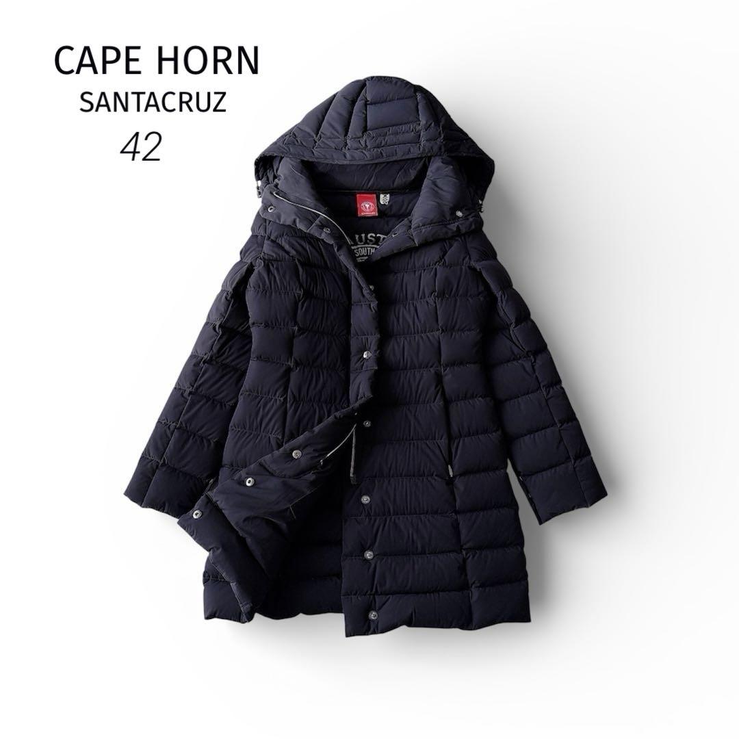 美品★CAPE HORN｜SANTACRUZ ロングダウン ブラック 42