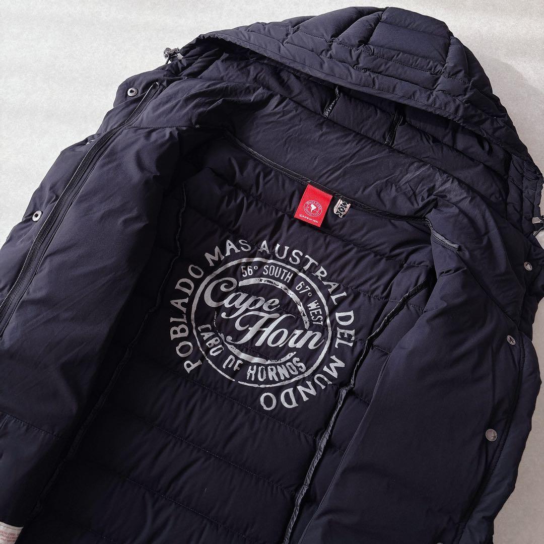 美品★CAPE HORN｜SANTACRUZ ロングダウン ブラック 42
