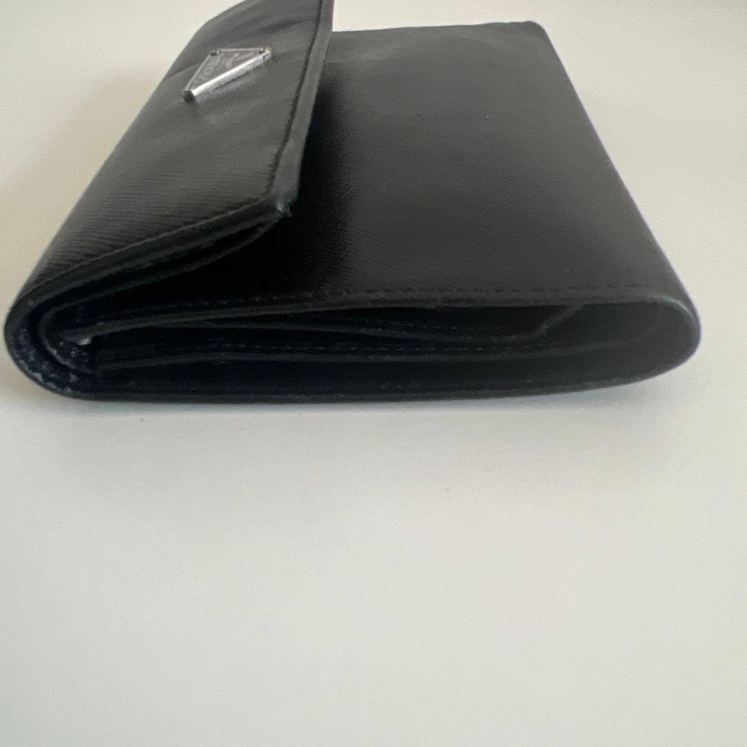 【正規品】プラダ　PRADA 折財布　黒