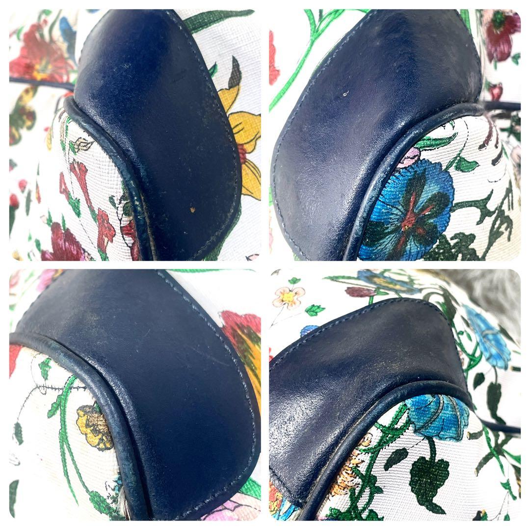 グッチ　GUCCI ボストンバッグ　花柄　大容量　レディース　ハンドバッグ