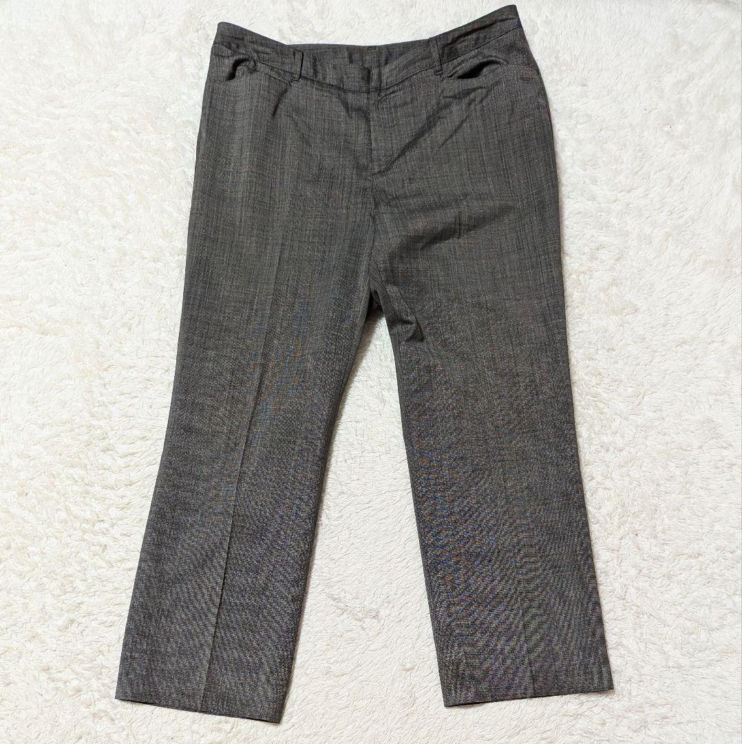 ニューヨーカー シルク混 スーツ セットアップ 洗える 4L チャコールグレー