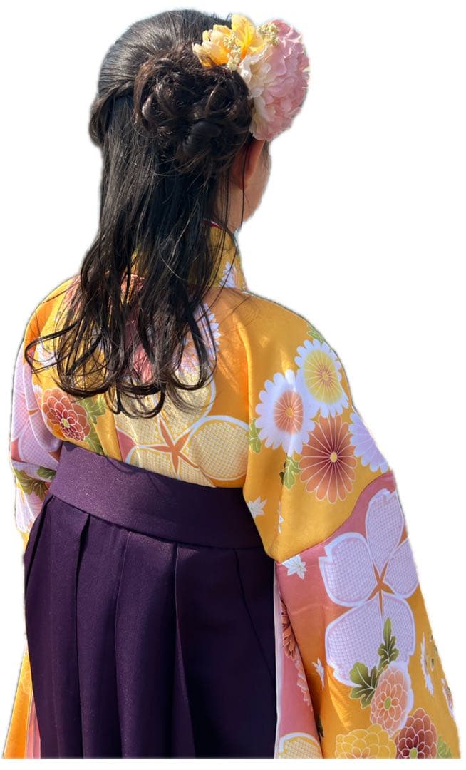 袴セット(着付け小物やブーツ付き) 小学生卒業式 袴紐下87 キョウエツ