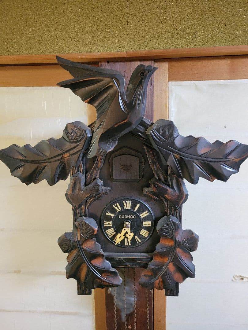 y*o様 希少　ヴィンテージ　ミケン　鳩時計　①　稼働品
