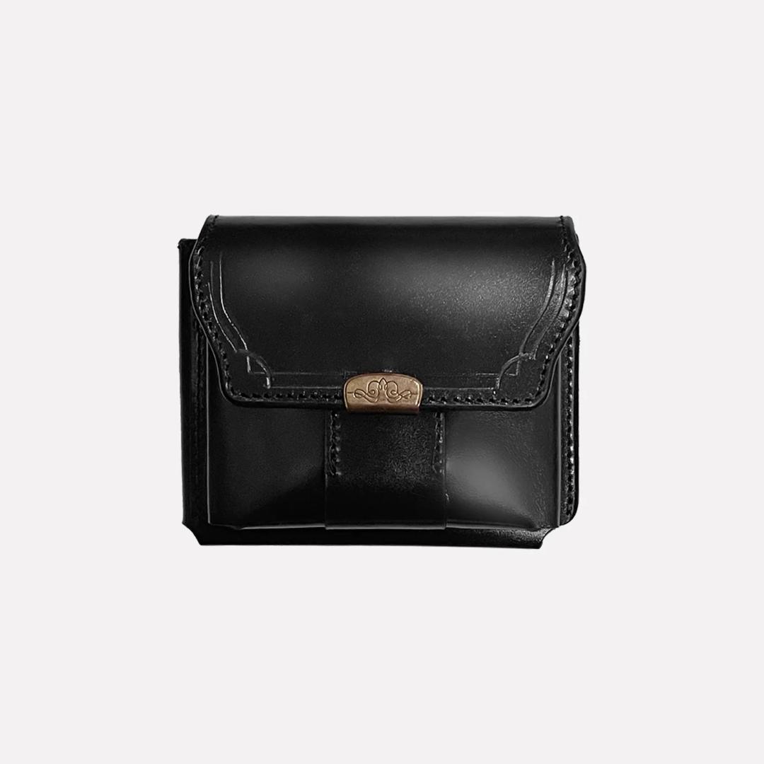 池之端銀革店 Dual サドルプルアップ ギャルソンコンパクトウォレット