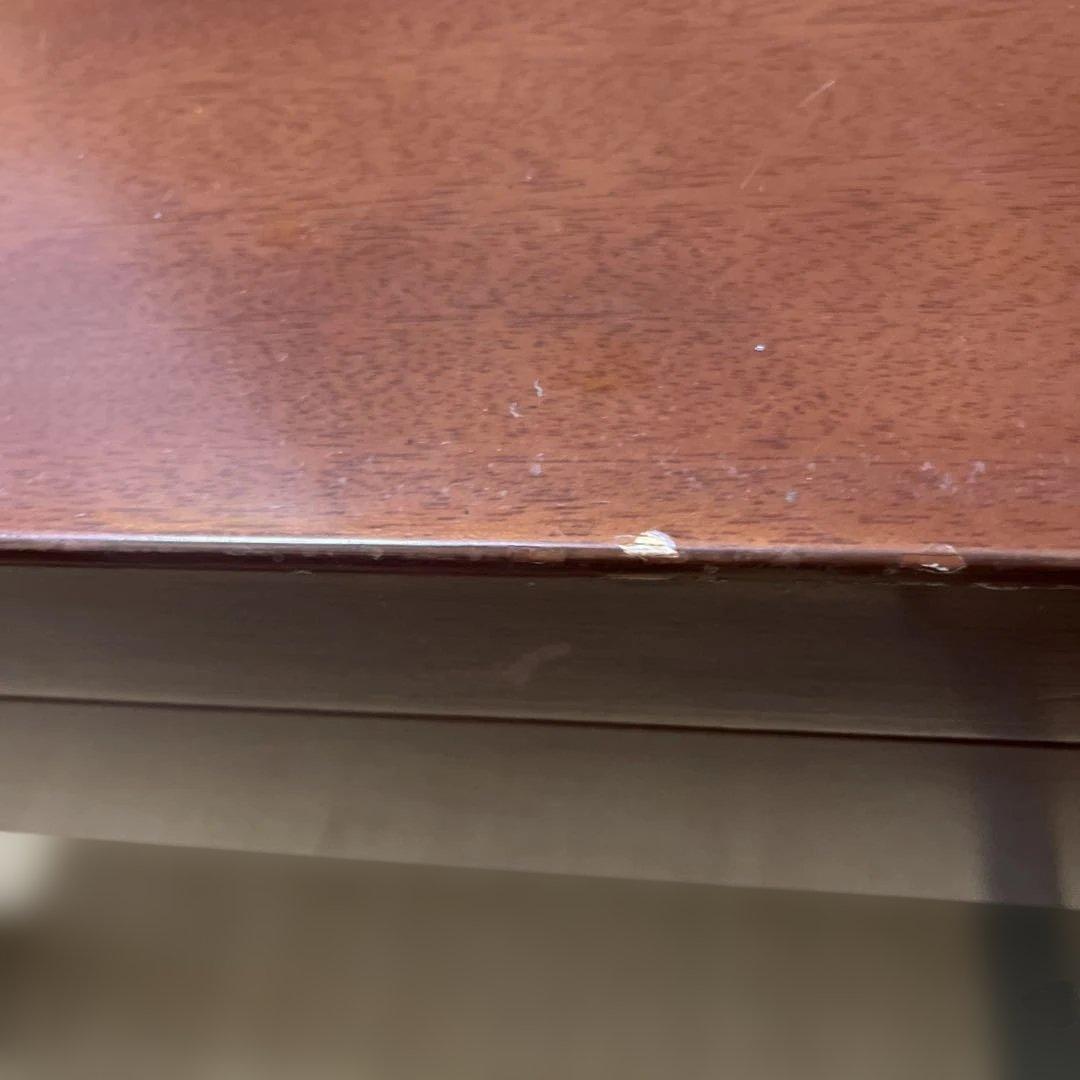 木製ブラウン家具調こたつ 格子デザイン