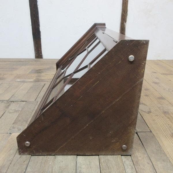 イギリス アンティーク 家具 ウォールコーナーキャビネット 英国 6937d