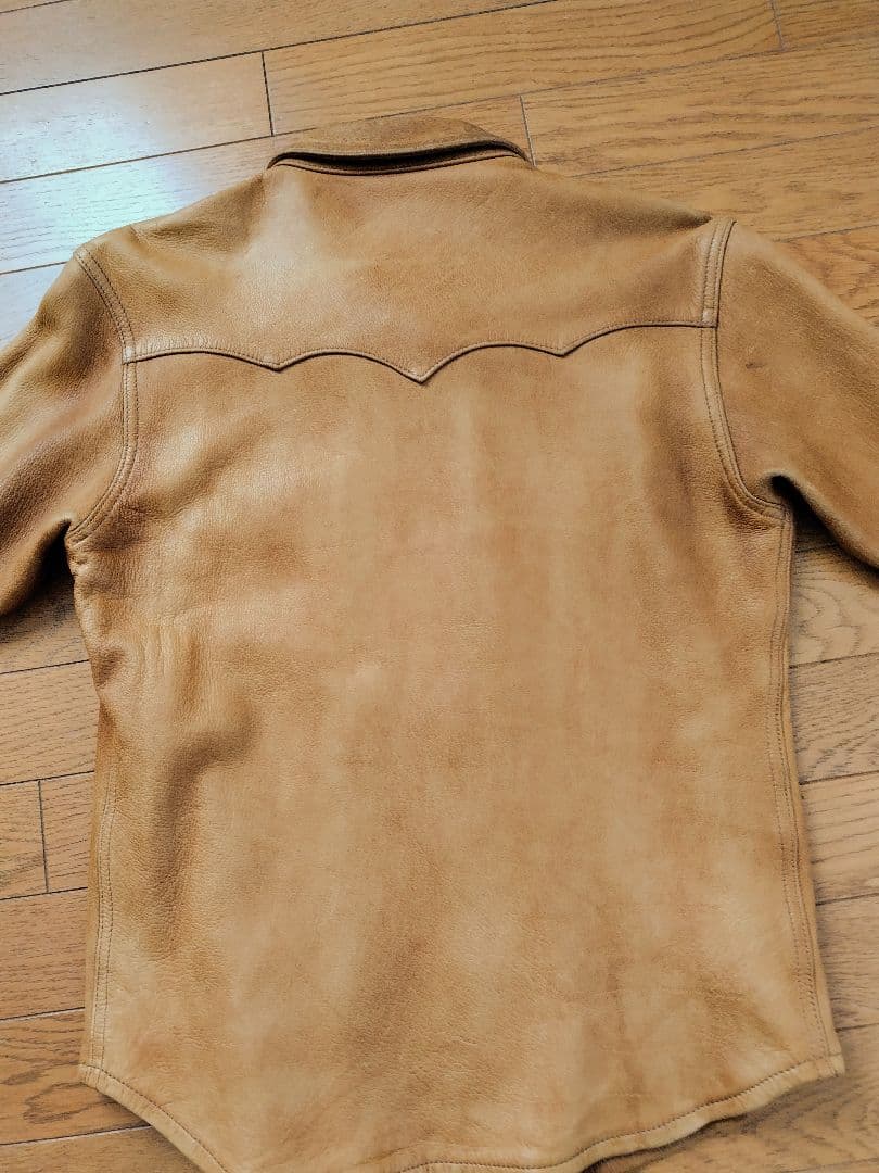 FLAT HEAD Deer Skin Jacket 40 ブラウン