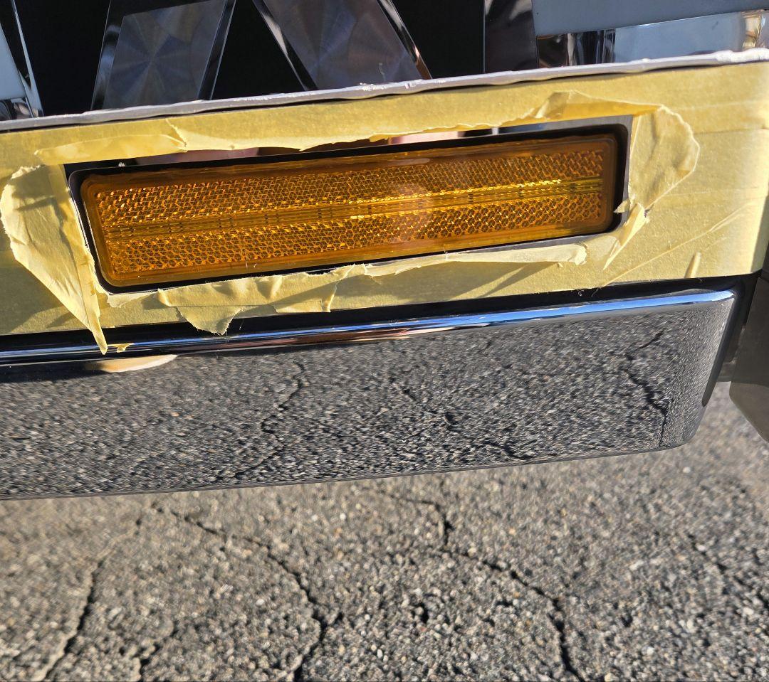 ピ*ん様 17スーパーグレート　サイドステップアルミ縞板×鏡面ステンボルトナット