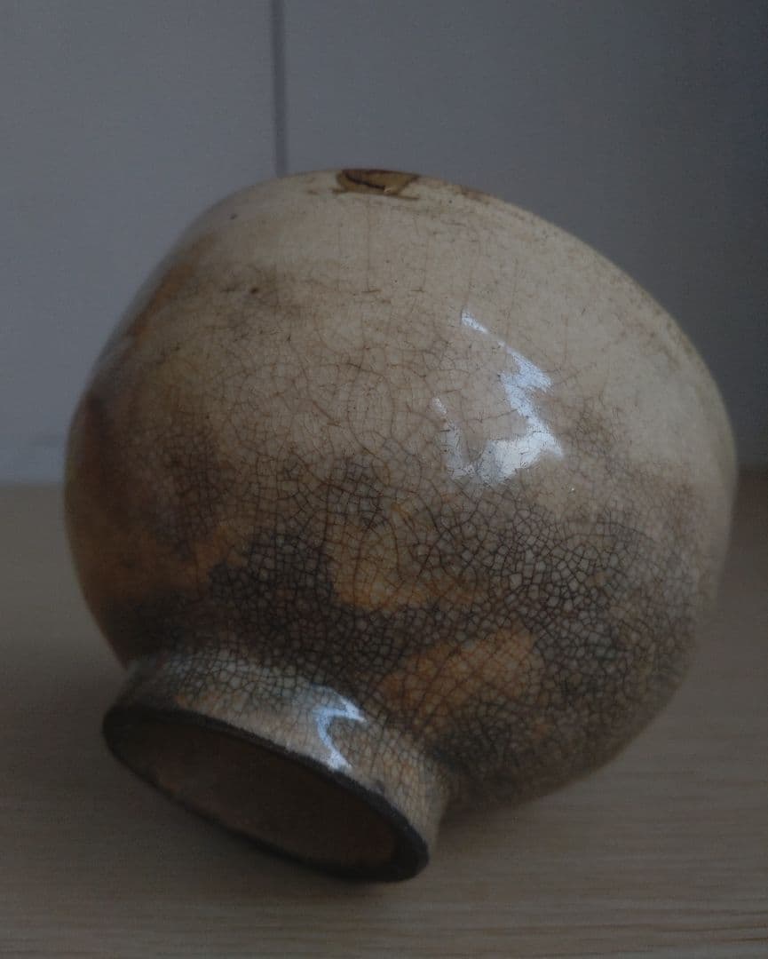 【伝世　古萩　江戸初期】李朝　高麗青磁　青井戸　茶盌　茶碗　李勺光　李敬　桃山陶