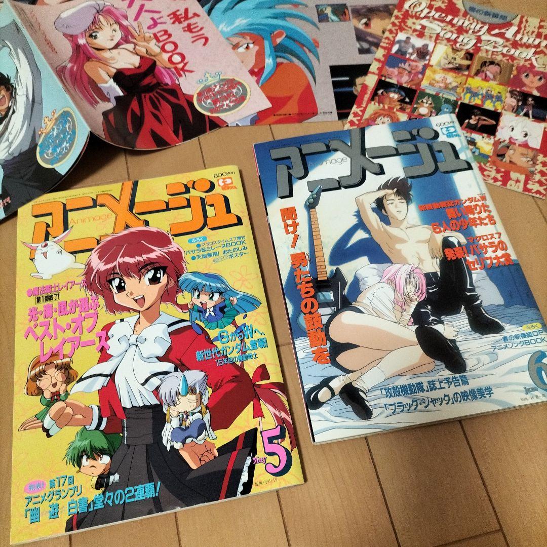 【新品同様】アニメージュ〈12冊セット〉1995年1月号〜12月号　ふろく付き