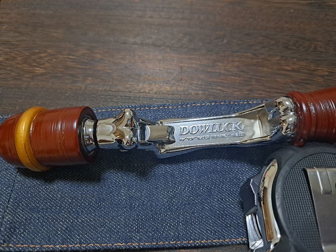 道楽　DOWLUCK　エログリップ　ウタマロ　加賀山中　錆(さび)塗りシルバー