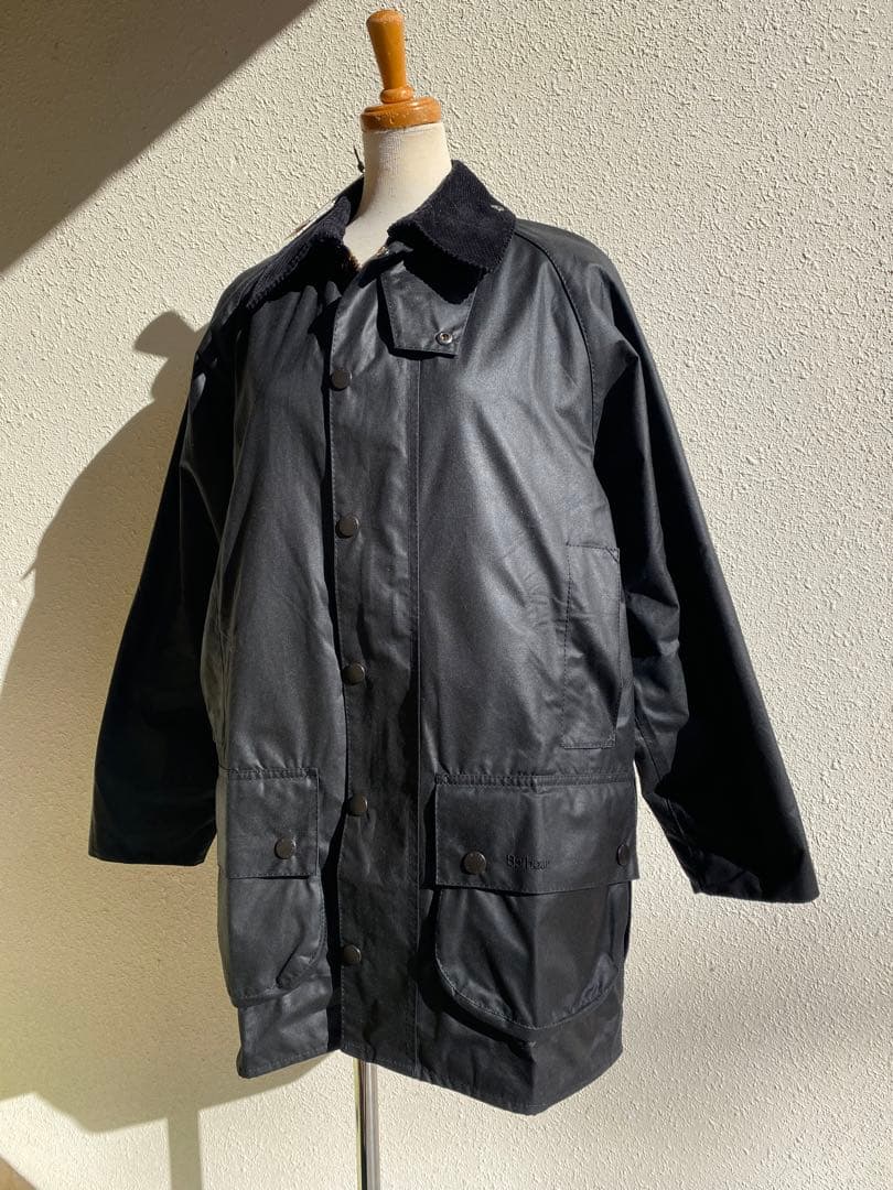愚地さま【新品】Barbour オイルドジャケット ブラック M 38