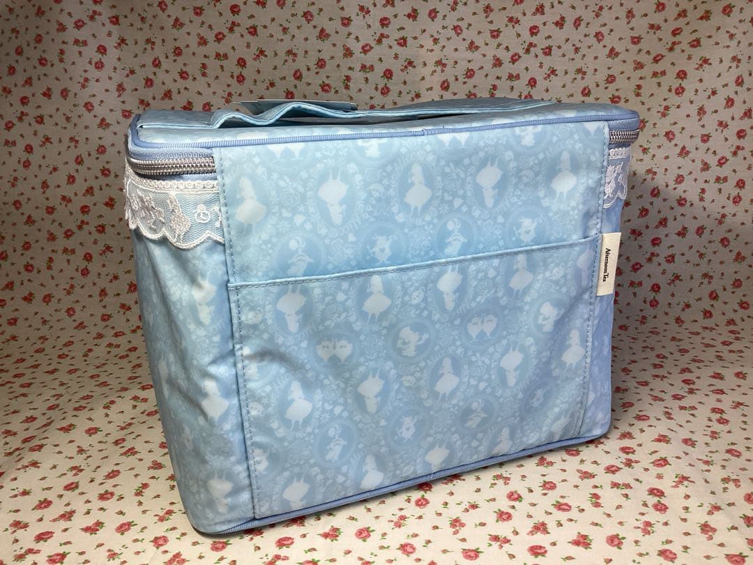 【未使用】アフタヌーンティー　バッグ　ディズニー　近沢レース　小物入れ　バニティ