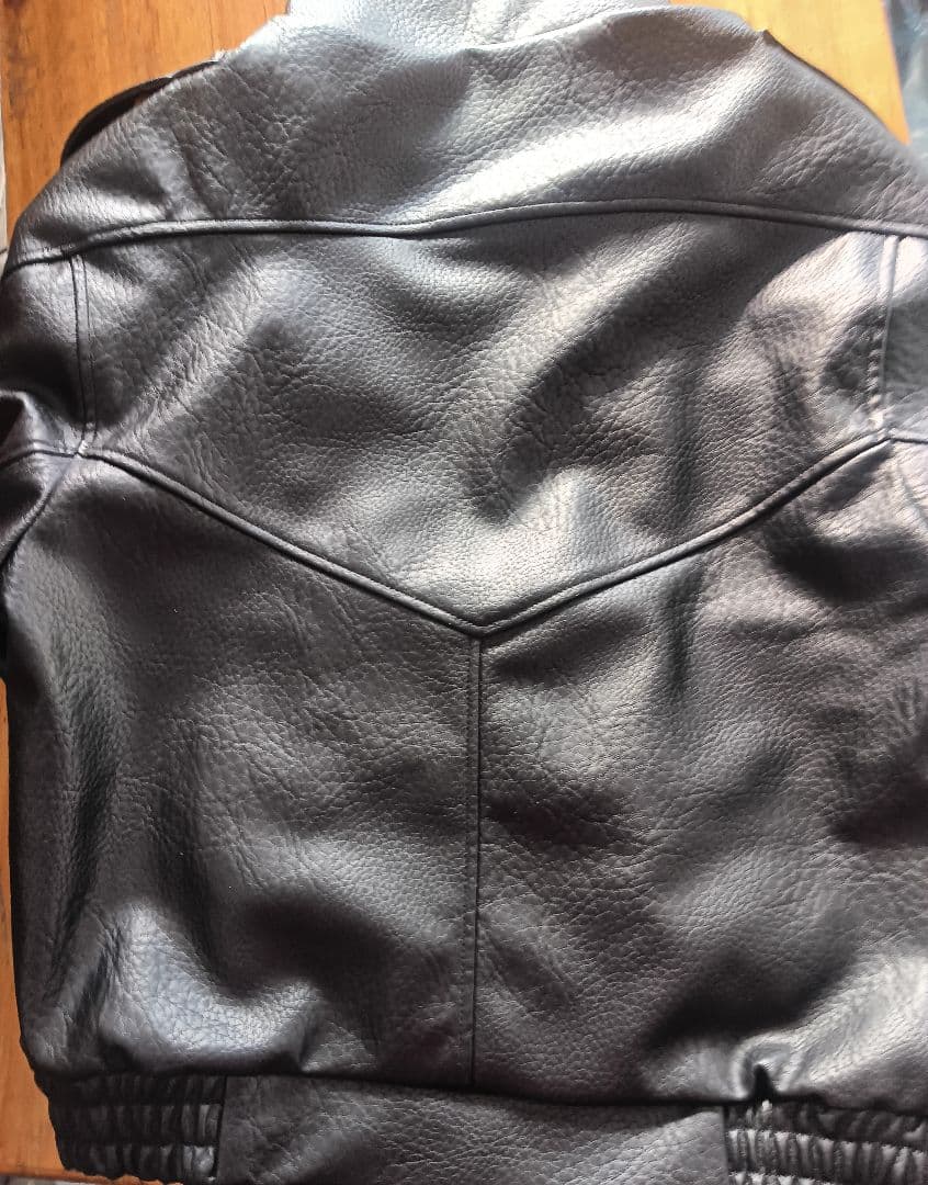 ZARAフェイクレザージャケット ブラック ハイネック L