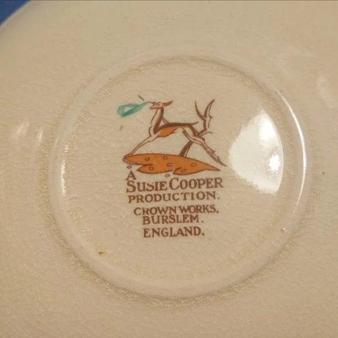 スージークーパー ドレスデンスプレイ スープカップ＆ソーサー 1932年～