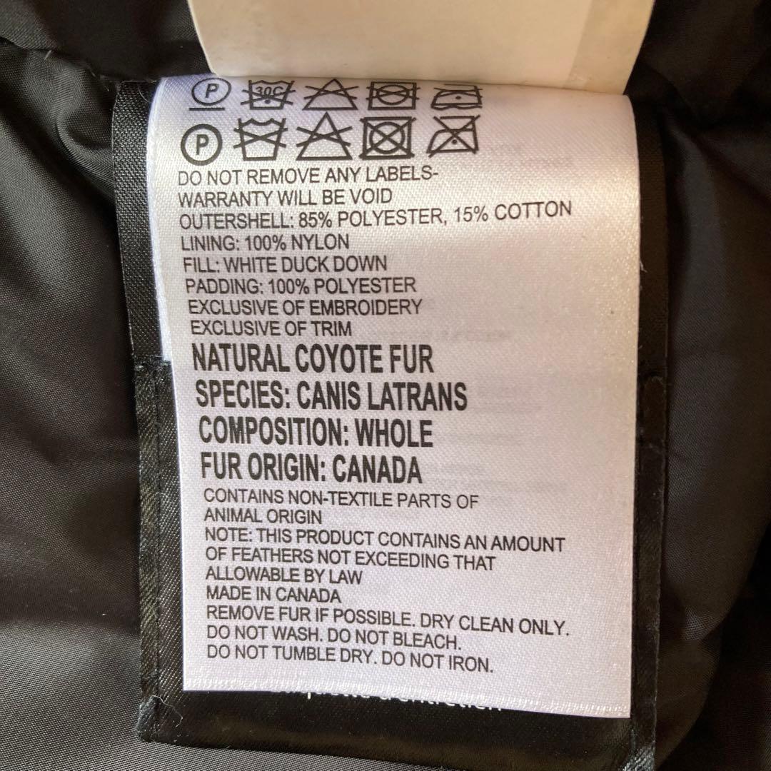 限定価格 カナダグース ダウンジャケット 黒ブラックS BRONTE2603JL