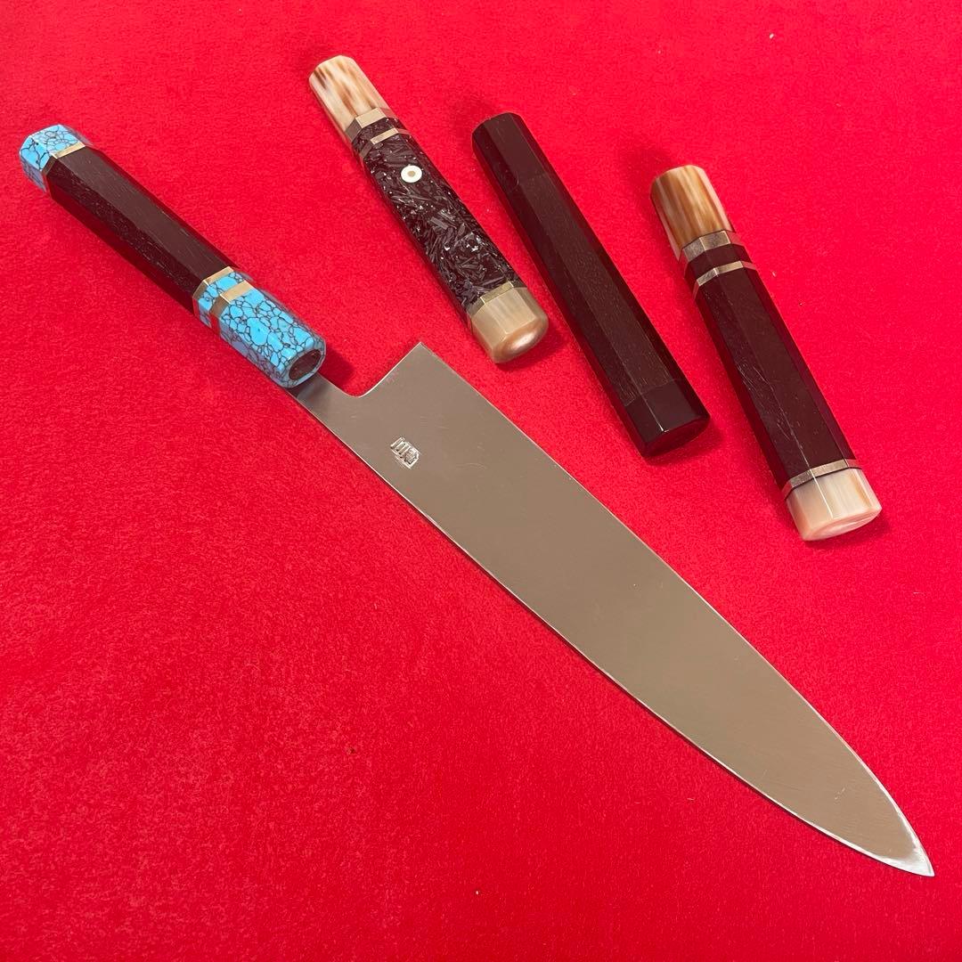 銀三　片刃牛刀　和牛刀