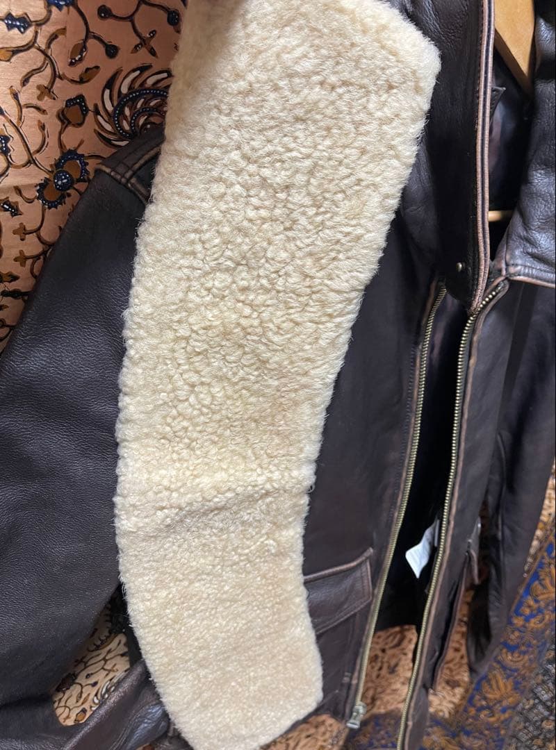 じ*ー様 美品☆LLビーンシグネチャー S★A-2タイプレザージャケット