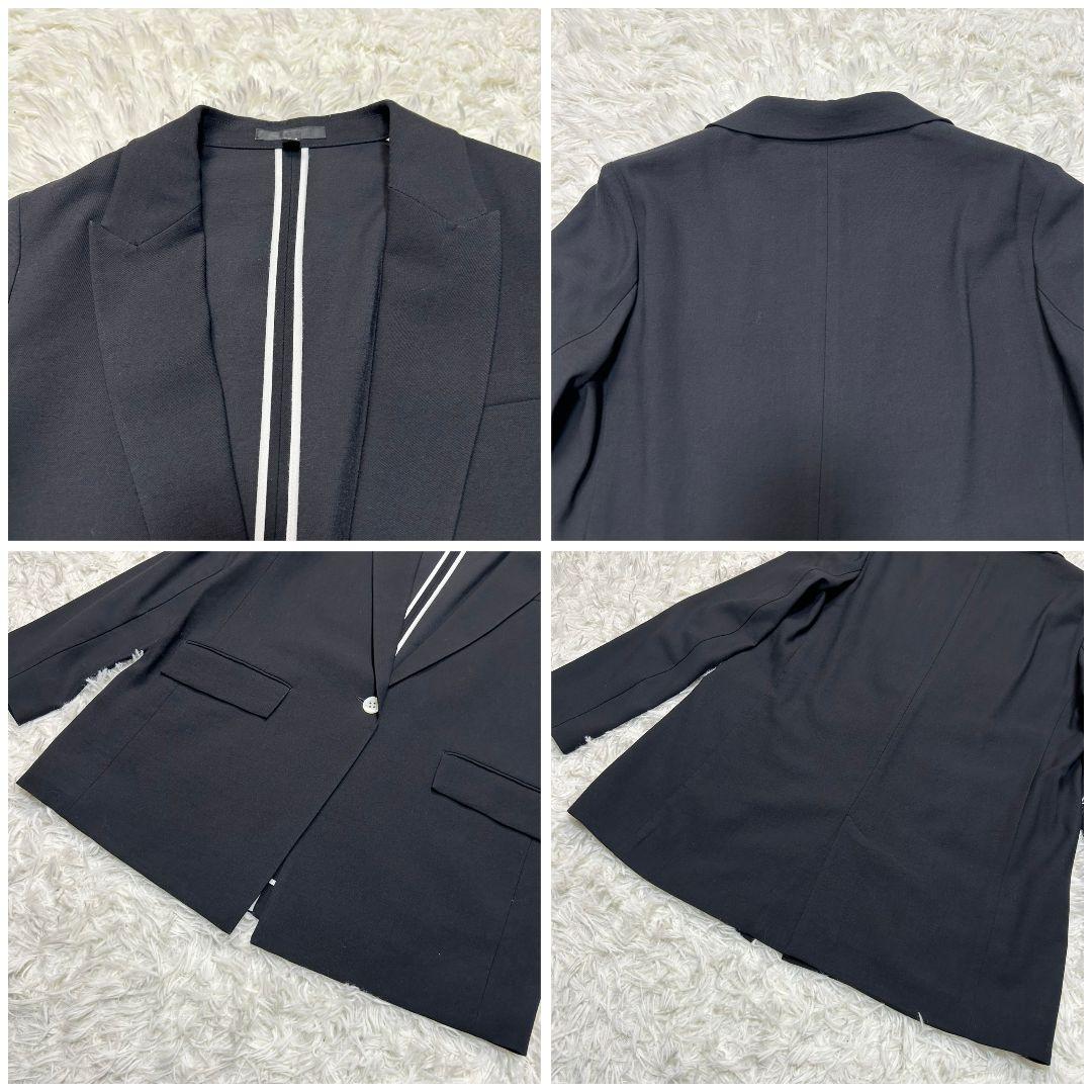 【美品】iCB パンツスーツ セットアップ カジュアル ゆったり ブラック