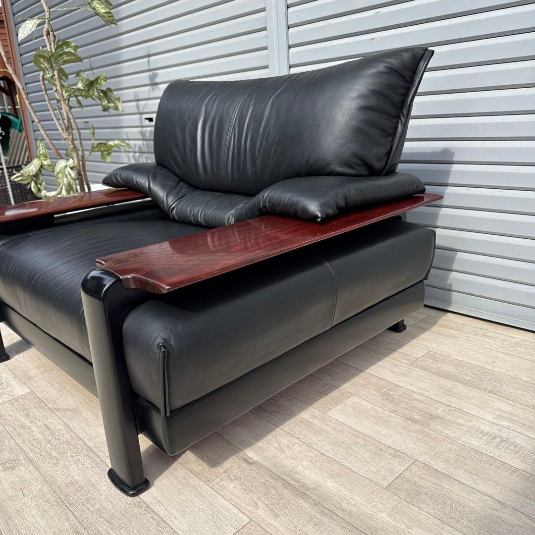 karimoku カリモク vivente ビベンテ 1人掛け　ソファ　総革