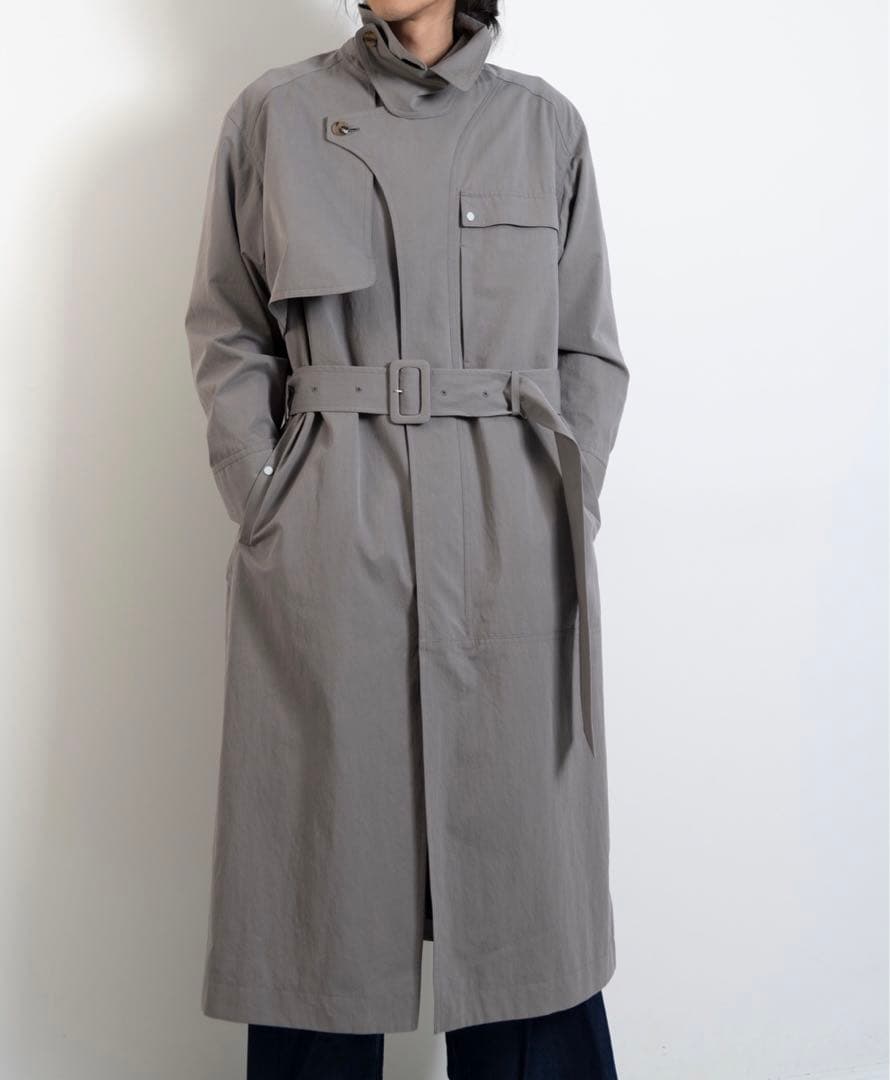 ジャケット・アウター hatra 19aw organ trench / gray