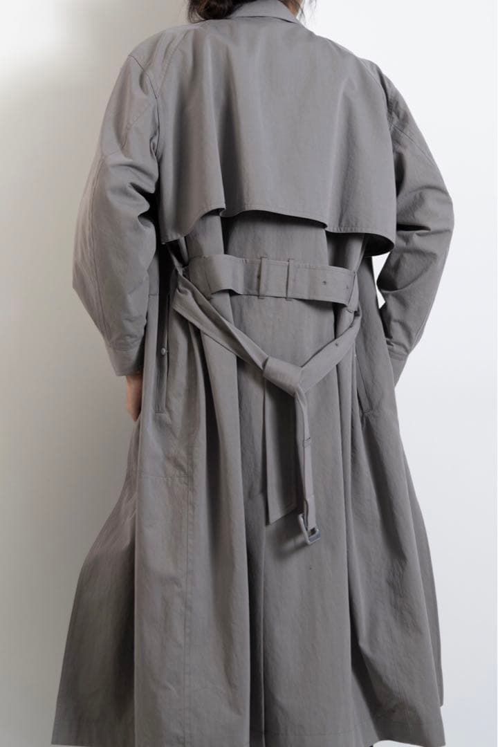 ジャケット・アウター hatra 19aw organ trench / gray