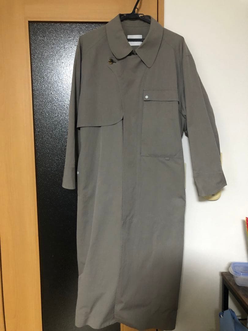 ジャケット・アウター hatra 19aw organ trench / gray