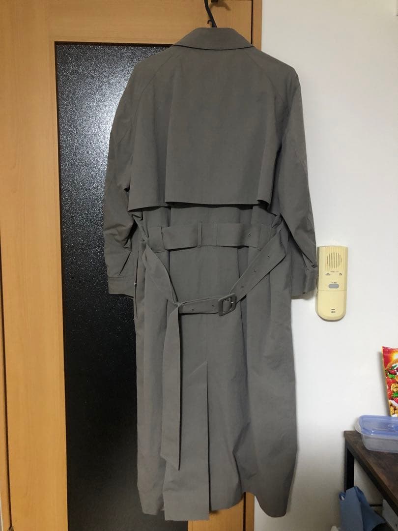 ジャケット・アウター hatra 19aw organ trench / gray