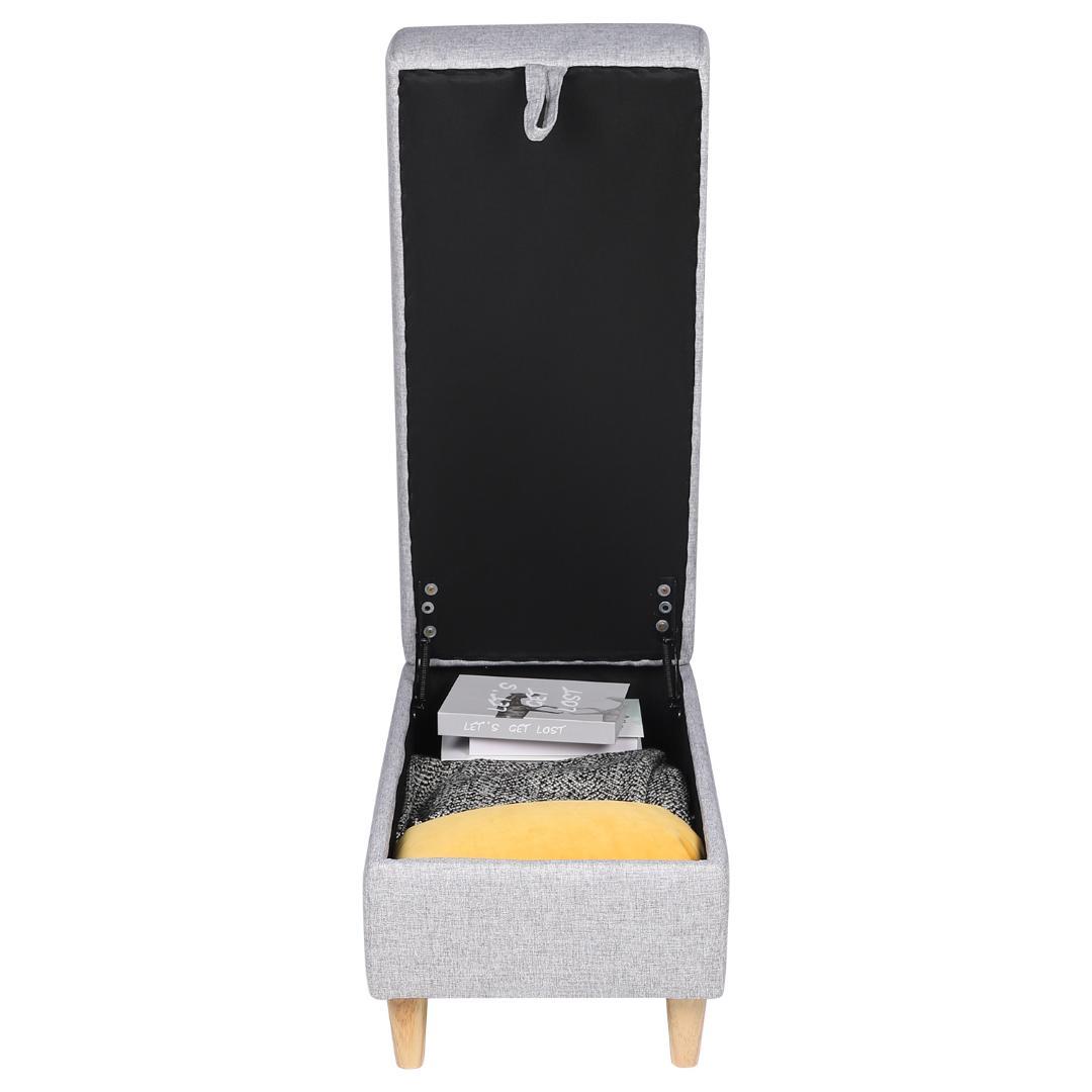 2点 ソファ足踏み 履物台 収納スツール 多機能一体型 インテリア収納家具