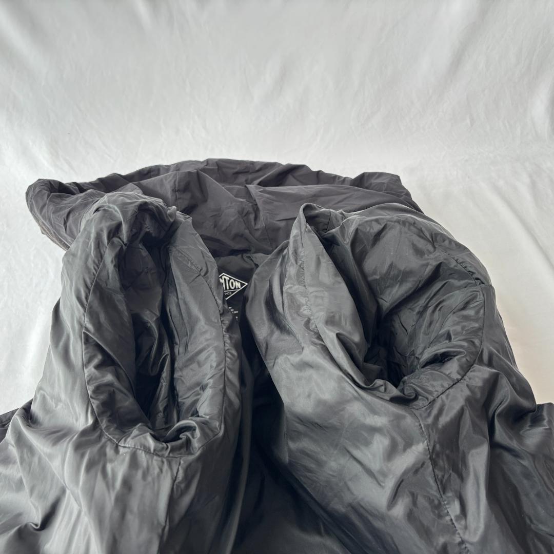 美品 ダントン フードダウンジャケット お洒落 上品コーデ ブラック M