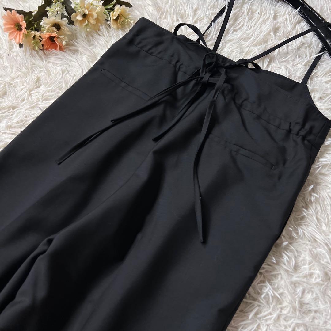 Drawer ドゥロワー ウール モヘア ドロス フレスコ サロペット 38