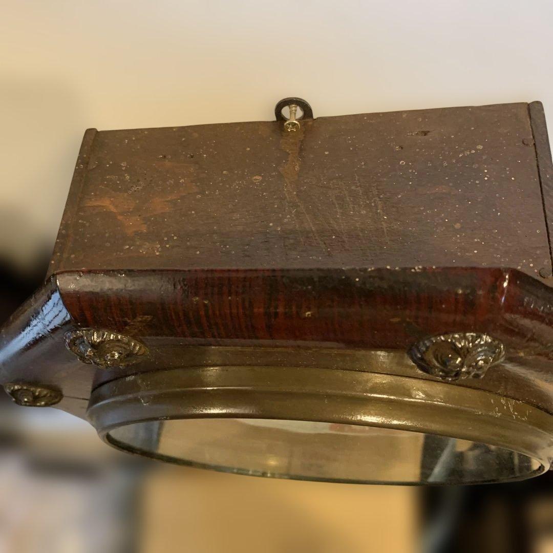 ノブ　そ　様　 専用 日本時計株式会社の柱時計枠　アンティーク赤柄古伊万里