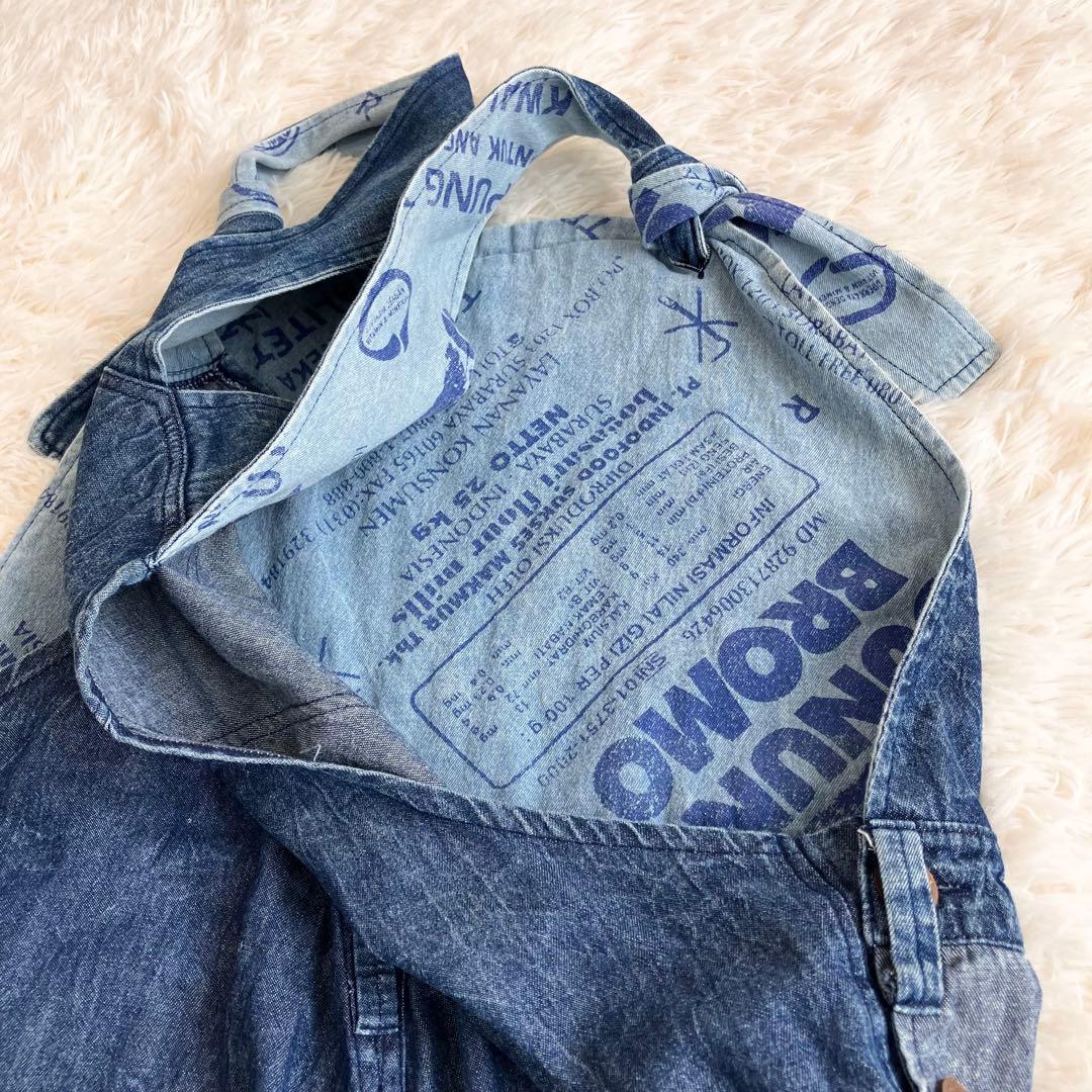 EL RODEO パッチワーク オーバーオール コットン ユニセックス ゆるだぼ