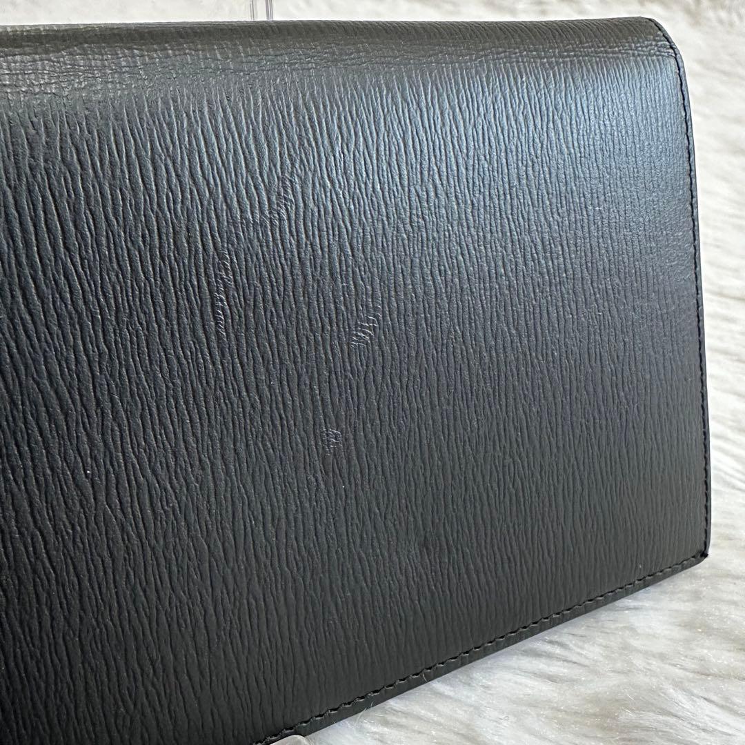 良品✨ モンブラン 財布 長財布 札入れ 小銭入れ ロングウォレット 黒 レザー