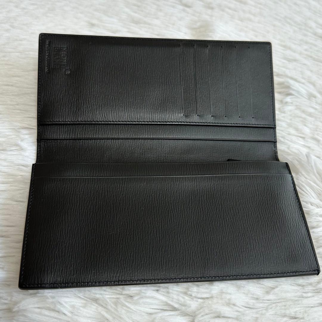 良品✨ モンブラン 財布 長財布 札入れ 小銭入れ ロングウォレット 黒 レザー