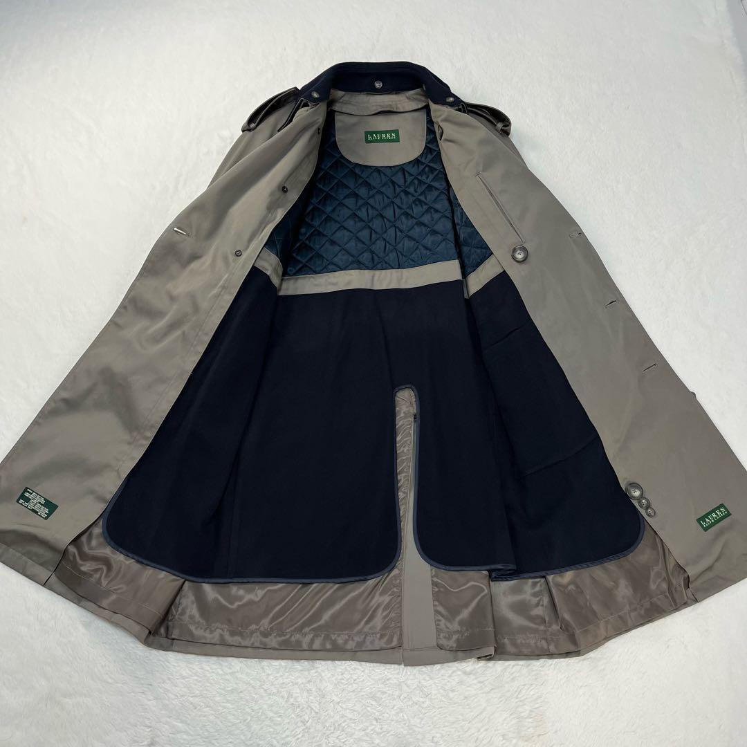 極希少 フルセット ラルフローレン トレンチコート キルティングライナー 34