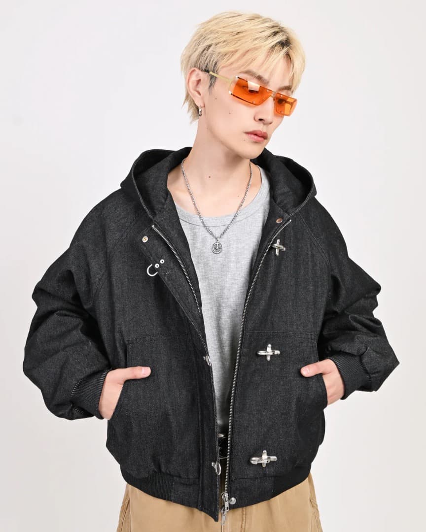 L2089　Sサイズ（black）　トグルフックリジットアクティブジャケット