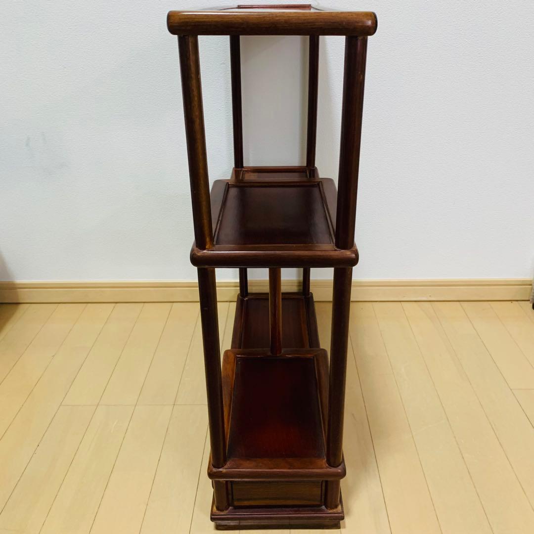 違い棚 茶棚 茶箪笥 飾り棚 置物棚 台 引き出 し 木製 和風 家具